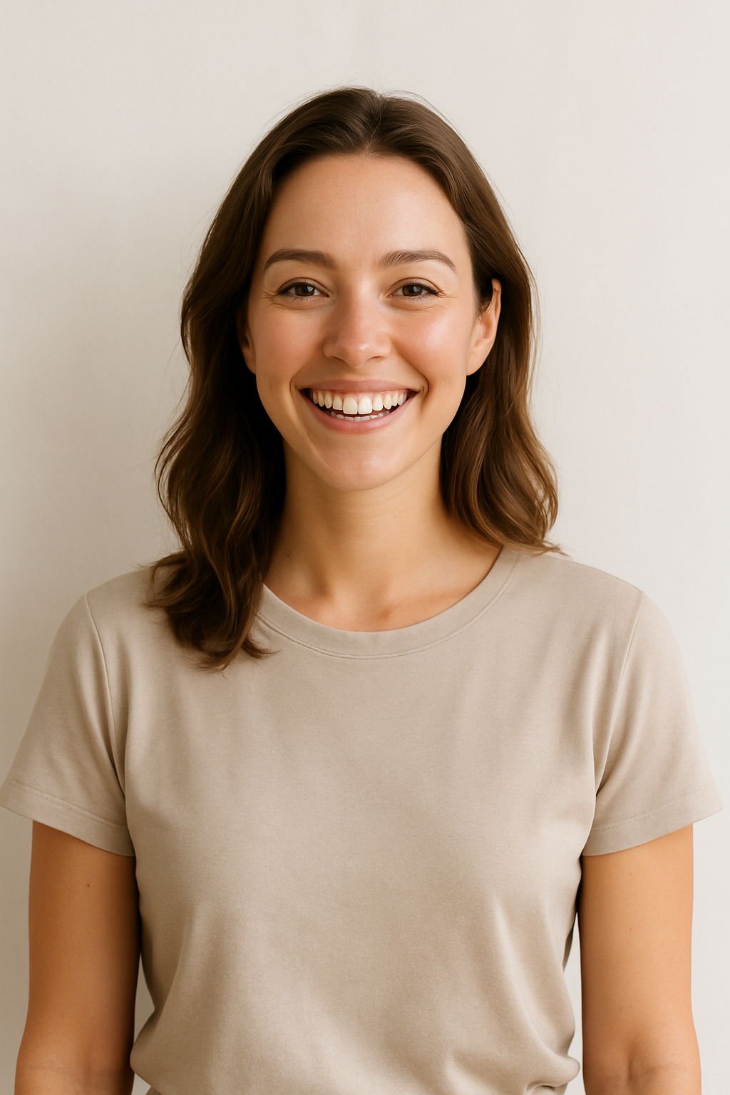 Smiling woman portrait